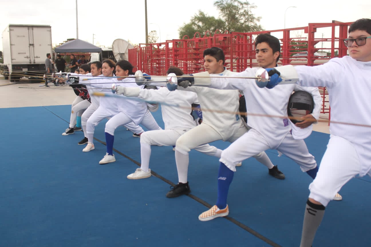Realizaron exhibición de esgrima en el Sport Fest 2022
