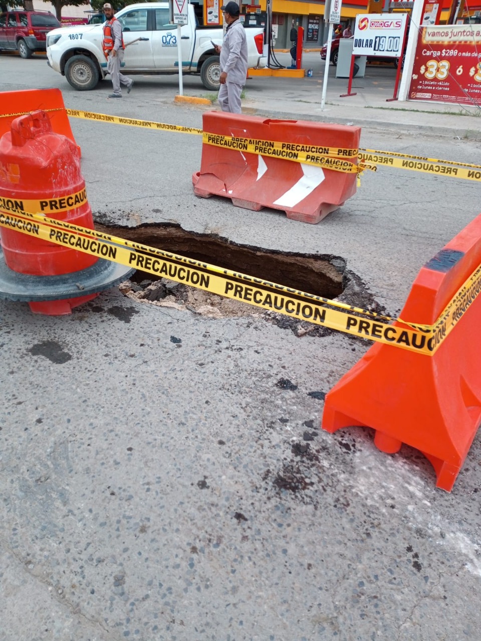 La J+ reparará hundimiento en bulevar Manuel Gómez Morin