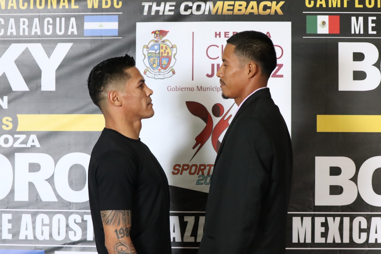 Todo está listo para la función de box el sábado en la Plaza de la Mexicanidad