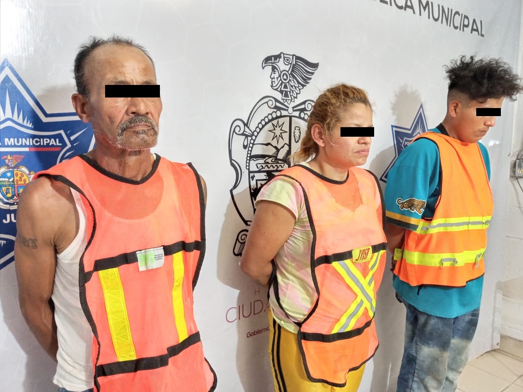 Policía Municipal detiene a cuatro personas por robo a plantel educativo
