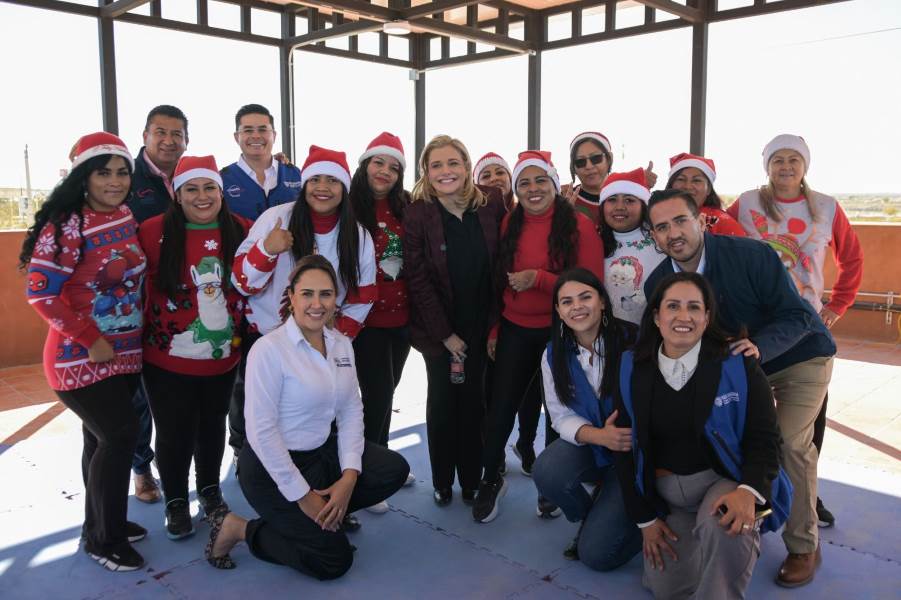 Inaugura Maru Campos el Centro Comunitario Parajes de San José en Ciudad Juárez