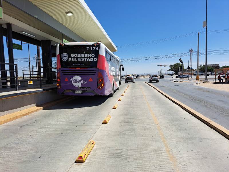 Cerrarán la línea BRT-1 por desfile del Aniversario de Ciudad Juárez este domingo
