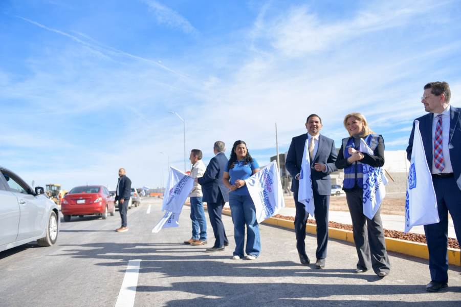 Inauguran prolongación de la avenida De las Torres en Ciudad Juárez