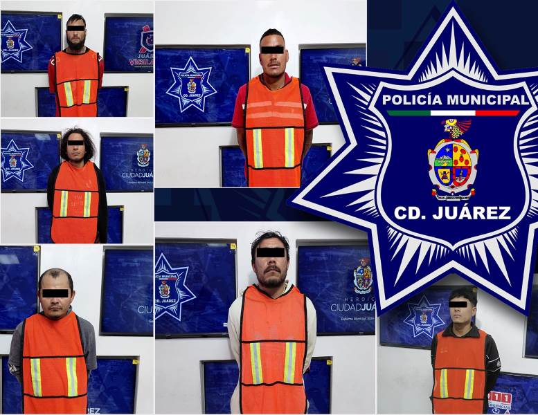 Detiene SSPM a seis personas con órdenes de aprehensión por delitos contra la salud