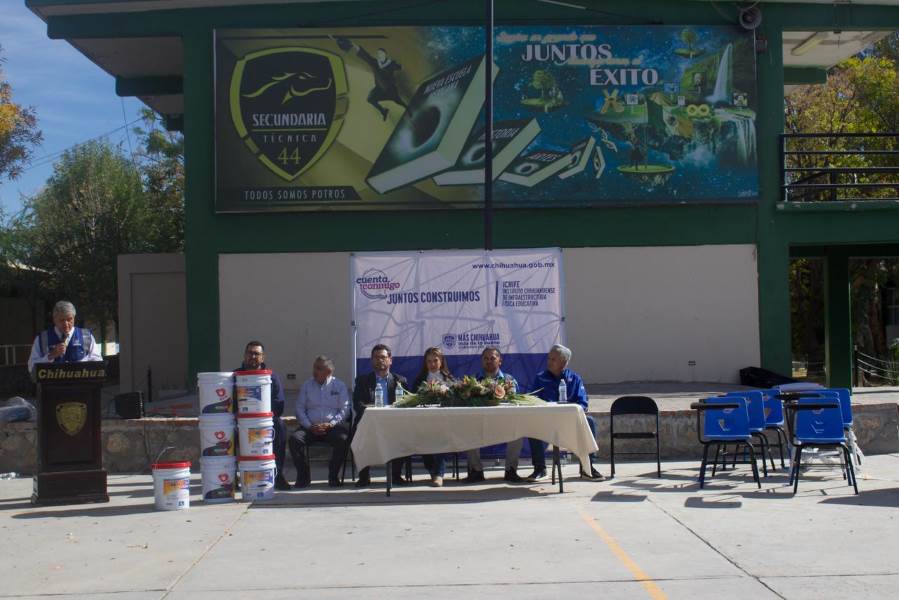 Realiza SEyD quinta entrega de equipamiento y material escolar en Ciudad Juárez