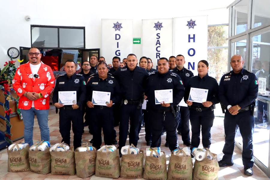 Reconocen a 60 agentes como “Policía del Mes” en la SSPM