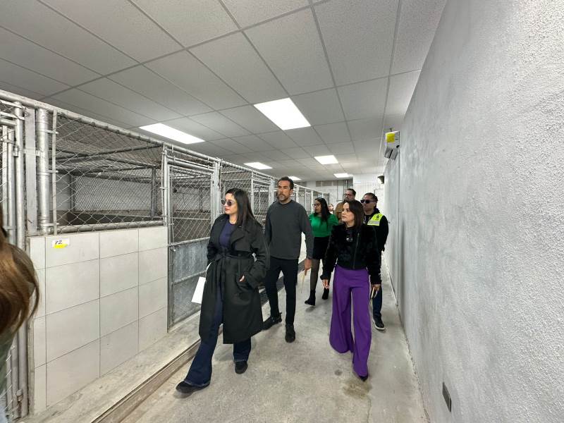 Supervisan avances en la rehabilitación del Centro de Bienestar Animal