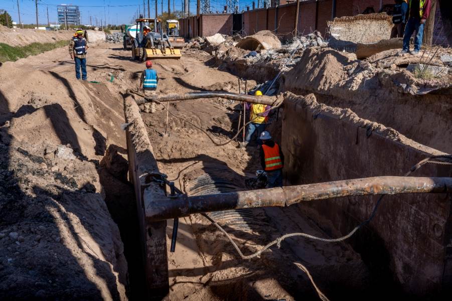 Suspenderán servicio de agua el domingo por trabajos en el colector Viñedos