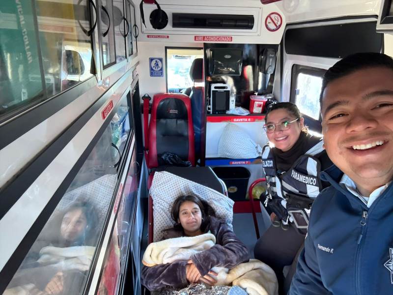 Agente de Vialidad asiste parto cerca del puente internacional Córdova