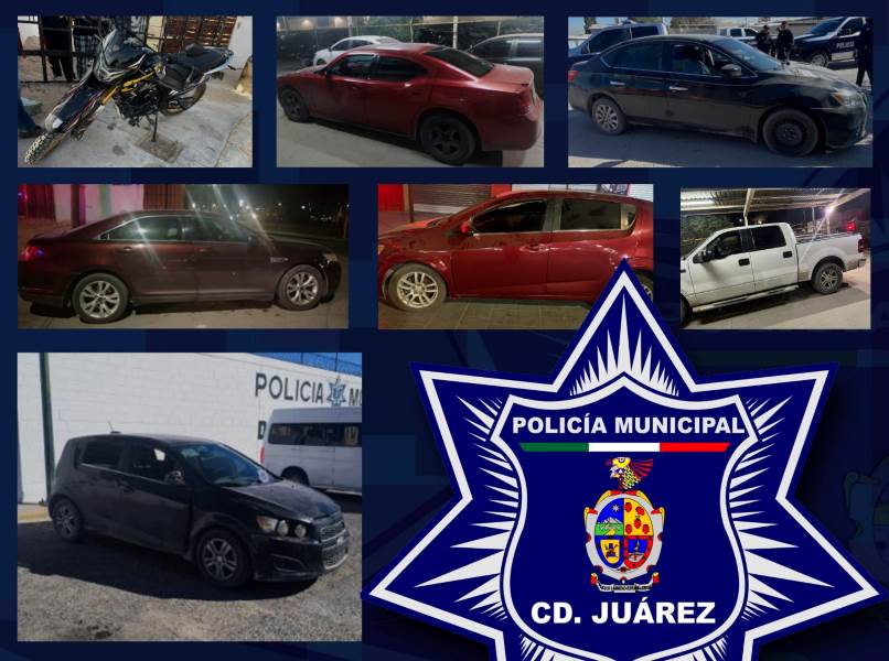 SSPM recuperó siete vehículos robados en operativos especiales