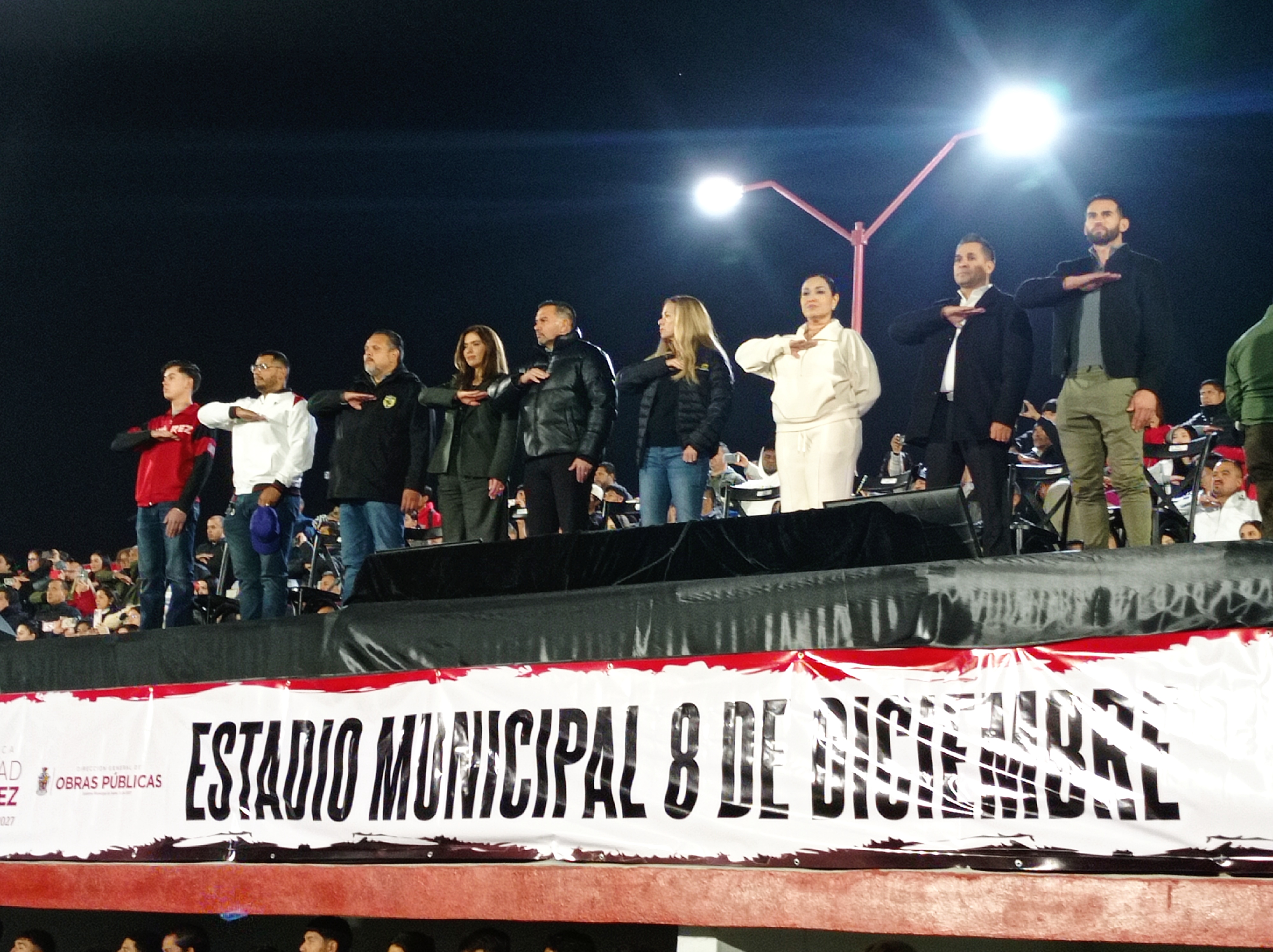 Celebra municipio inauguración del Estadio 8 de diciembre.