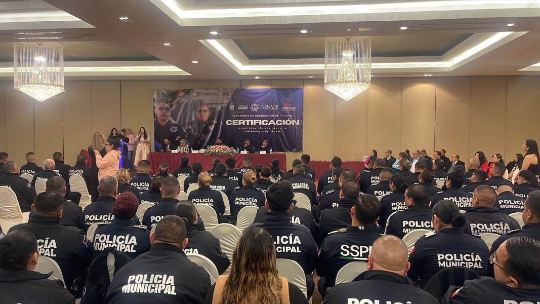 Certifican a Policías Municipales en “Atención a la denuncia con enfoque de género “