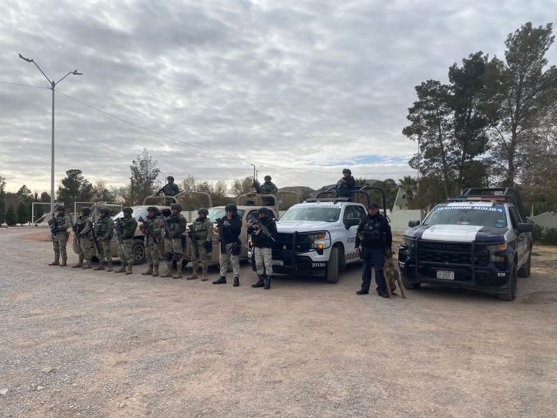 Realizan operativo de seguridad en la Central de Autobuses