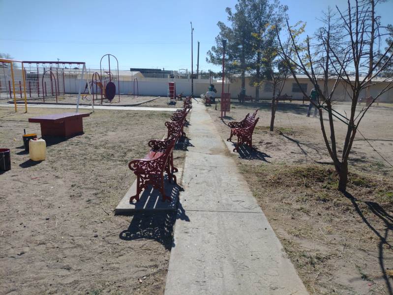 Rehabilitación del Parque 8 de Mayo mejora espacios públicos en Juárez