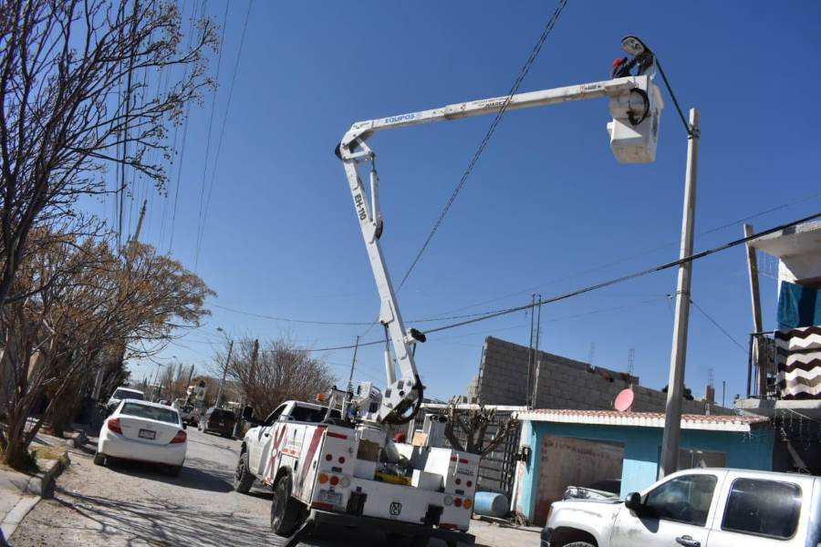 Avance de un 95% de lámparas en El Mezquital