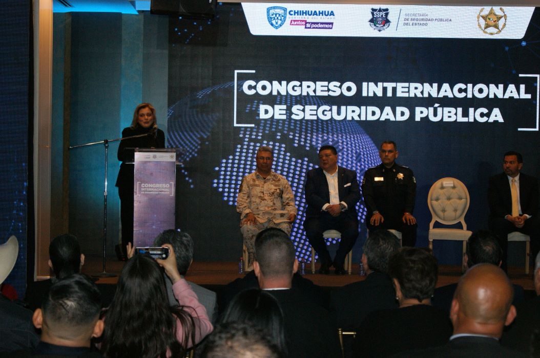Inaugura Gobernadora Maru Campos Primer Congreso Internacional de Seguridad Pública