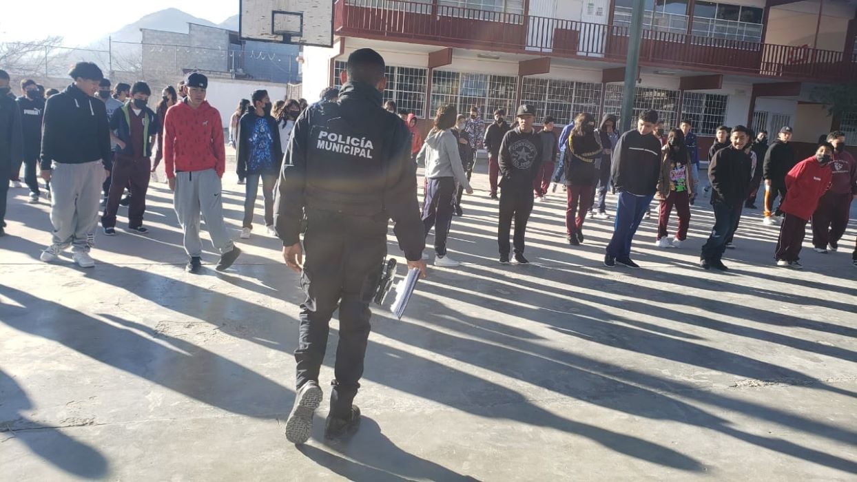 Retoman programa "Valórate" de la SSPM en la Secundaria Federal 7