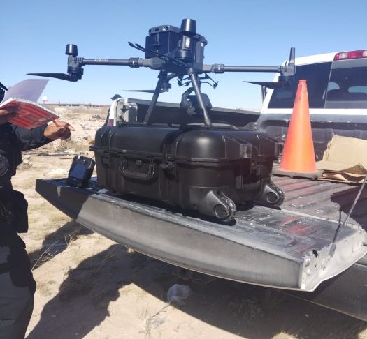 Continúa capacitación de Policías Municipales en manejo de drones