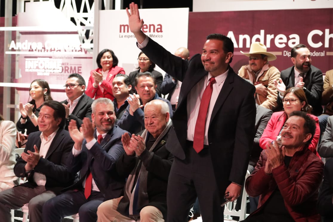 Felicitó Cruz Pérez Cuéllar a diputada federal por primer informe de actividades