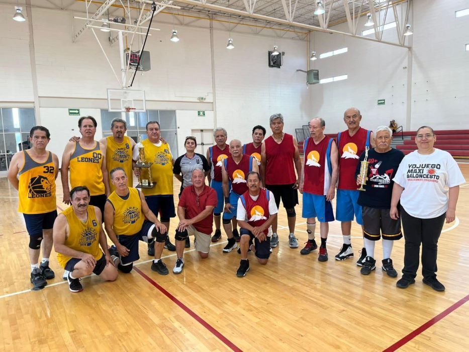 Jugadores de la tercera edad al Nacional de Maxi Baloncesto