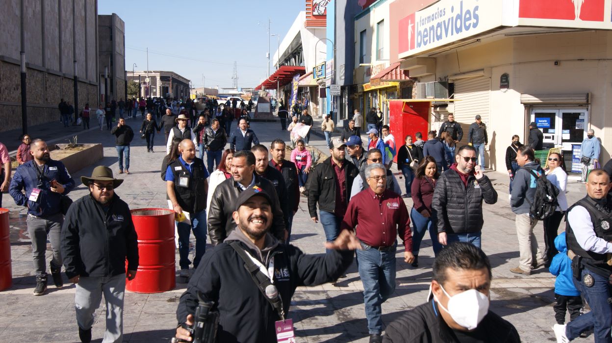 Supervisa alcalde proceso de reorganización del Centro Histórico.