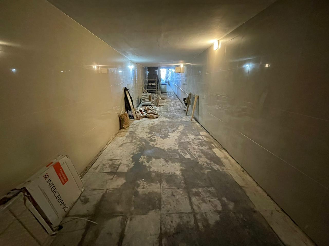 Avanza remodelación túnel peatonal de la 16 Septiembre