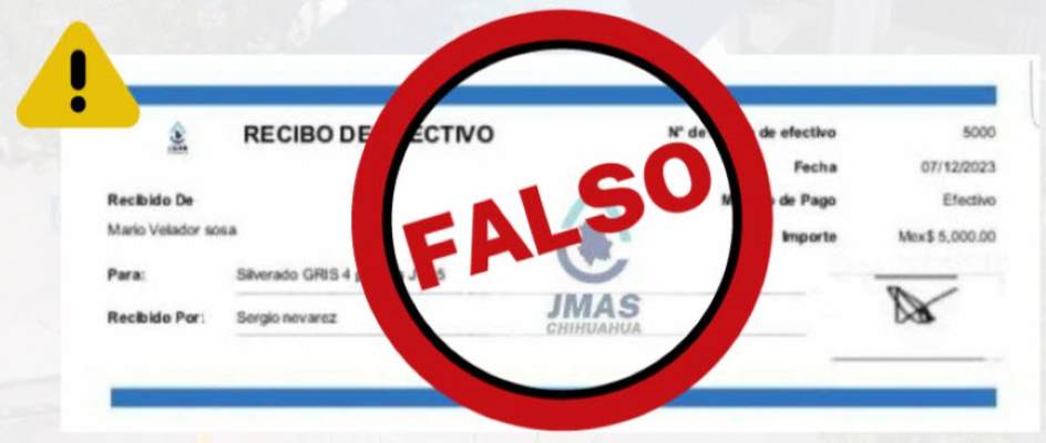 Alerta JMAS por intento de fraude a nombre de la descentralizada