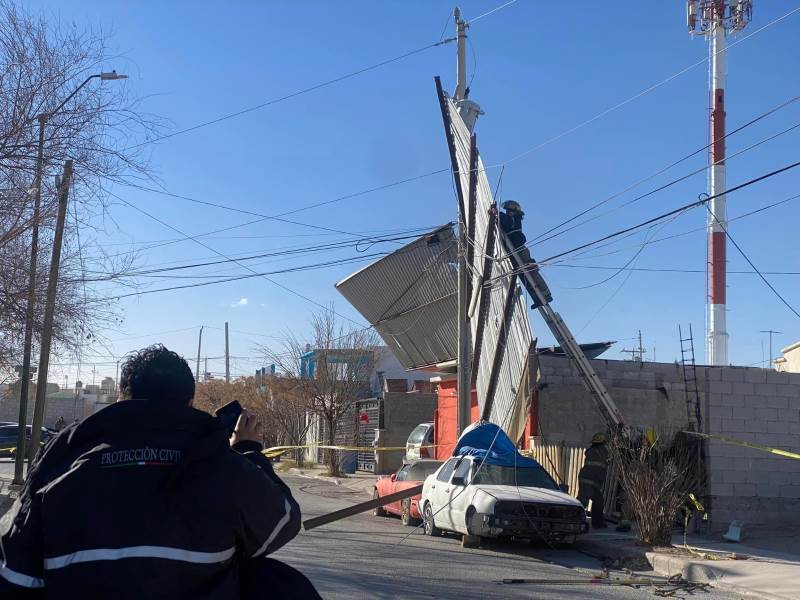 Reportan hasta el momento saldo blanco por fuertes ráfagas de viento