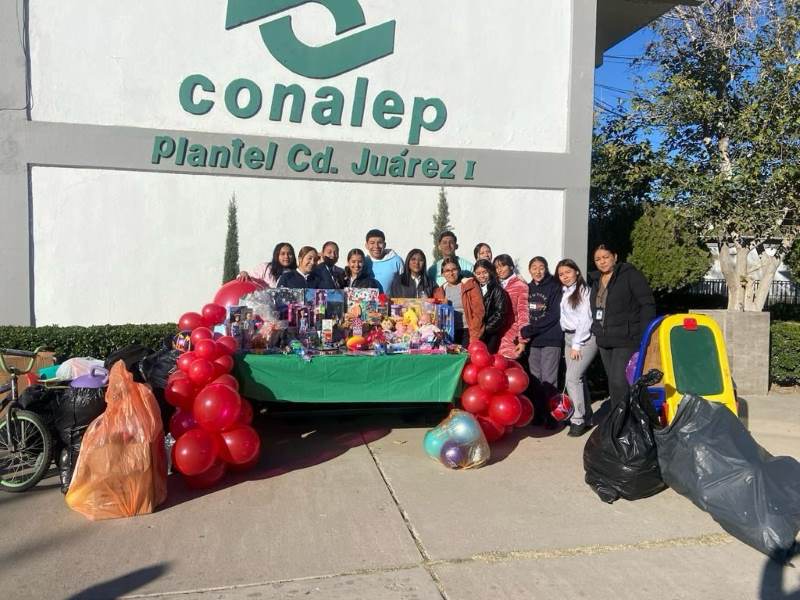 Organizan “Juguetón Conalep” para niños en situación de vulnerabilidad