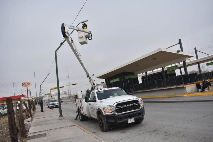 157 luminarias fueron instaladas en el Eje Vial Juan Gabriel