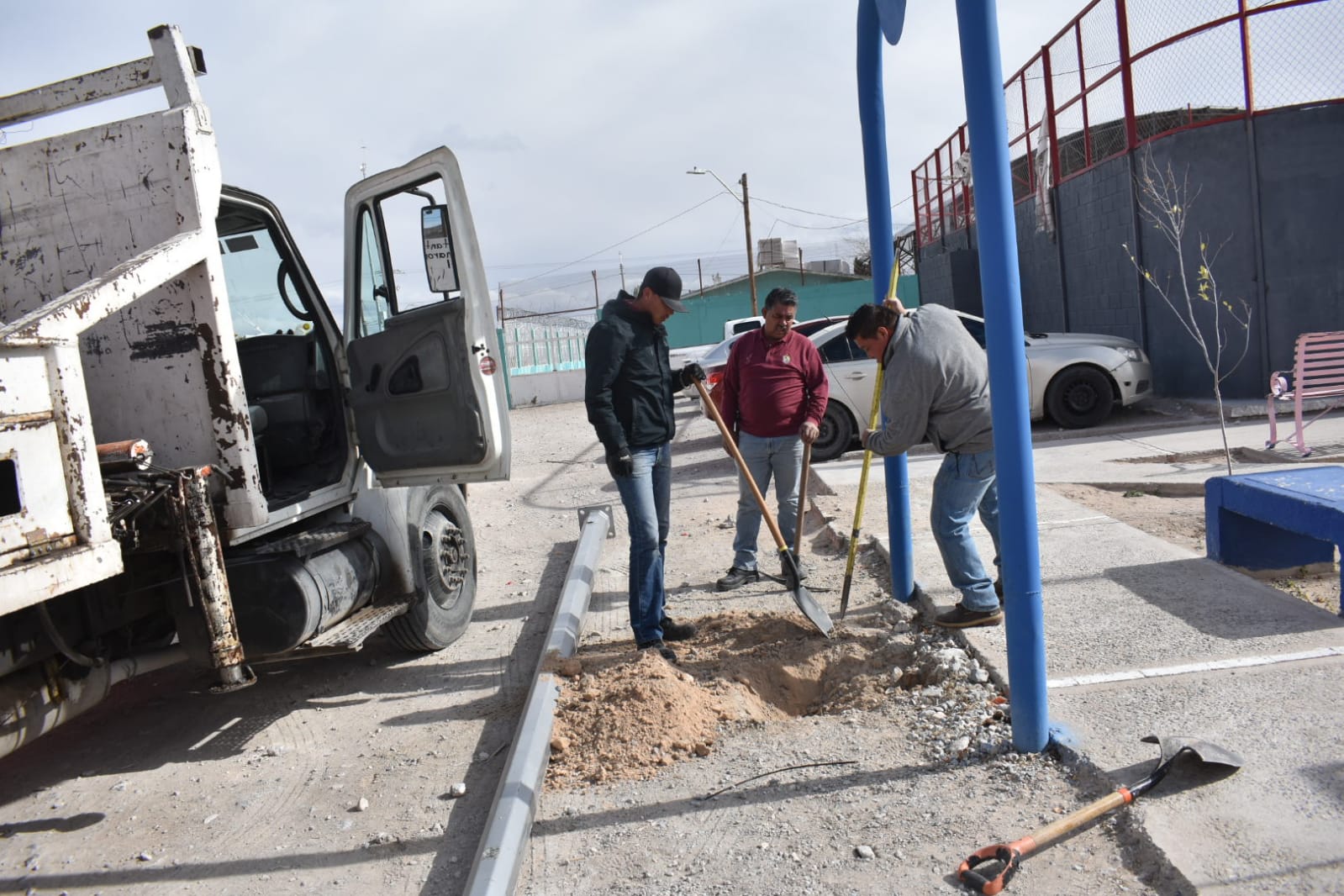 Completan obra del Presupuesto Participativo en el Parque Díaz Ordaz.