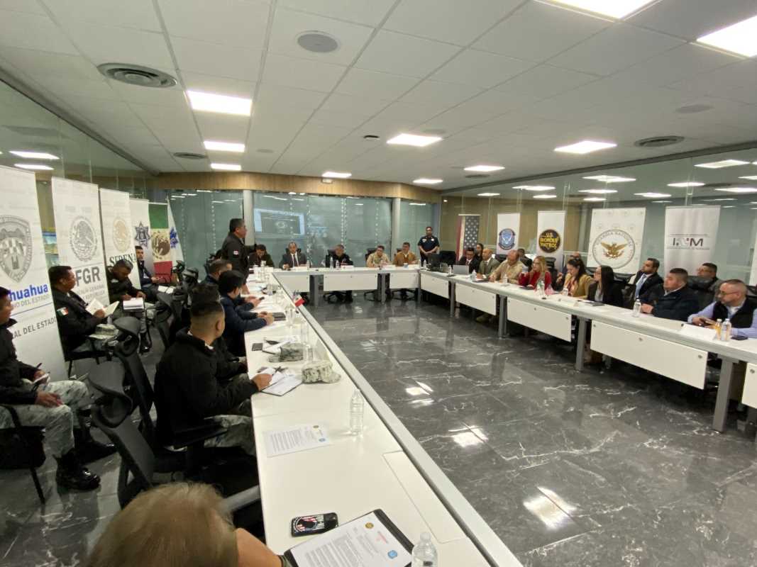 Titular de la Policía Municipal encabeza reunión “Binacional de Seguridad Fronteriza”