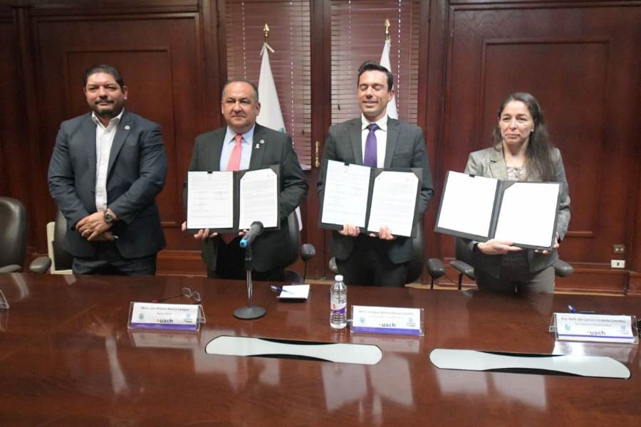 Firman convenio de colaboración UACH y Secretaría de Pueblos y Comunidades Indígenas