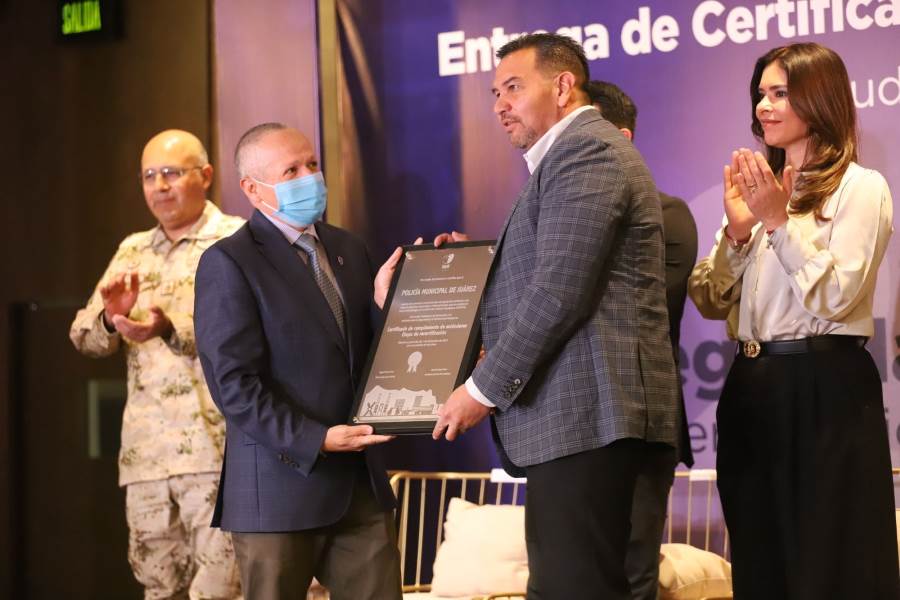 La Secretaría de Seguridad Pública Municipal obtuvo la Certificación Policial