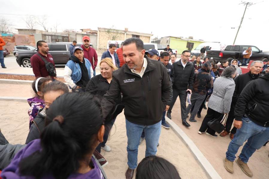 Supervisó el Alcalde Pérez Cuéllar rehabilitación del parque División del Norte