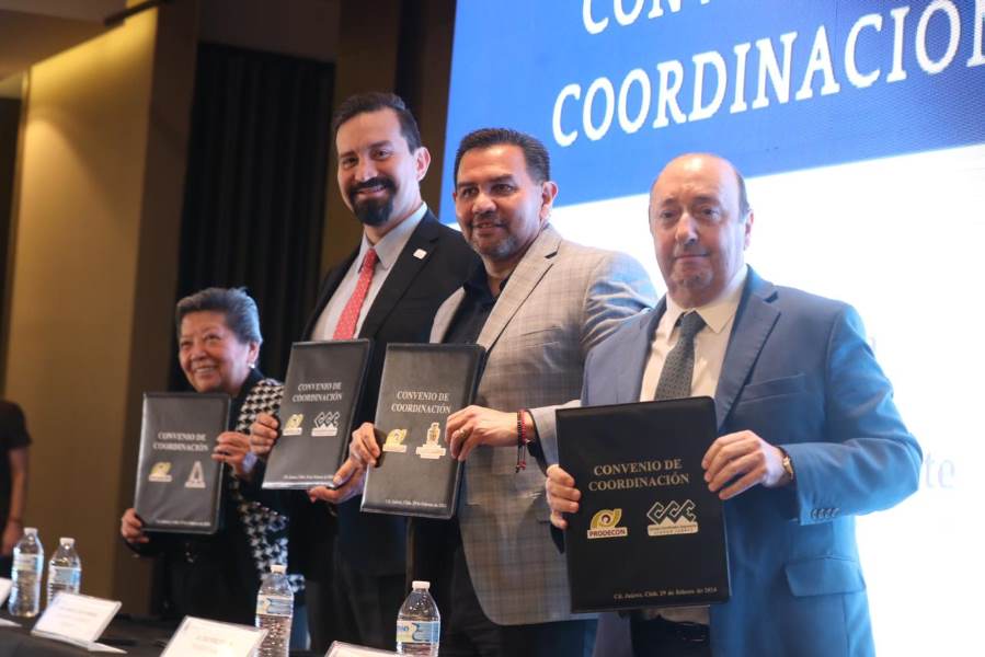 Presidente Municipal firma convenio colaboración con Prodecon