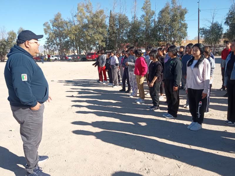 Se integran al Programa “Valórate” de la SSPM estudiantes del CBTIS 128