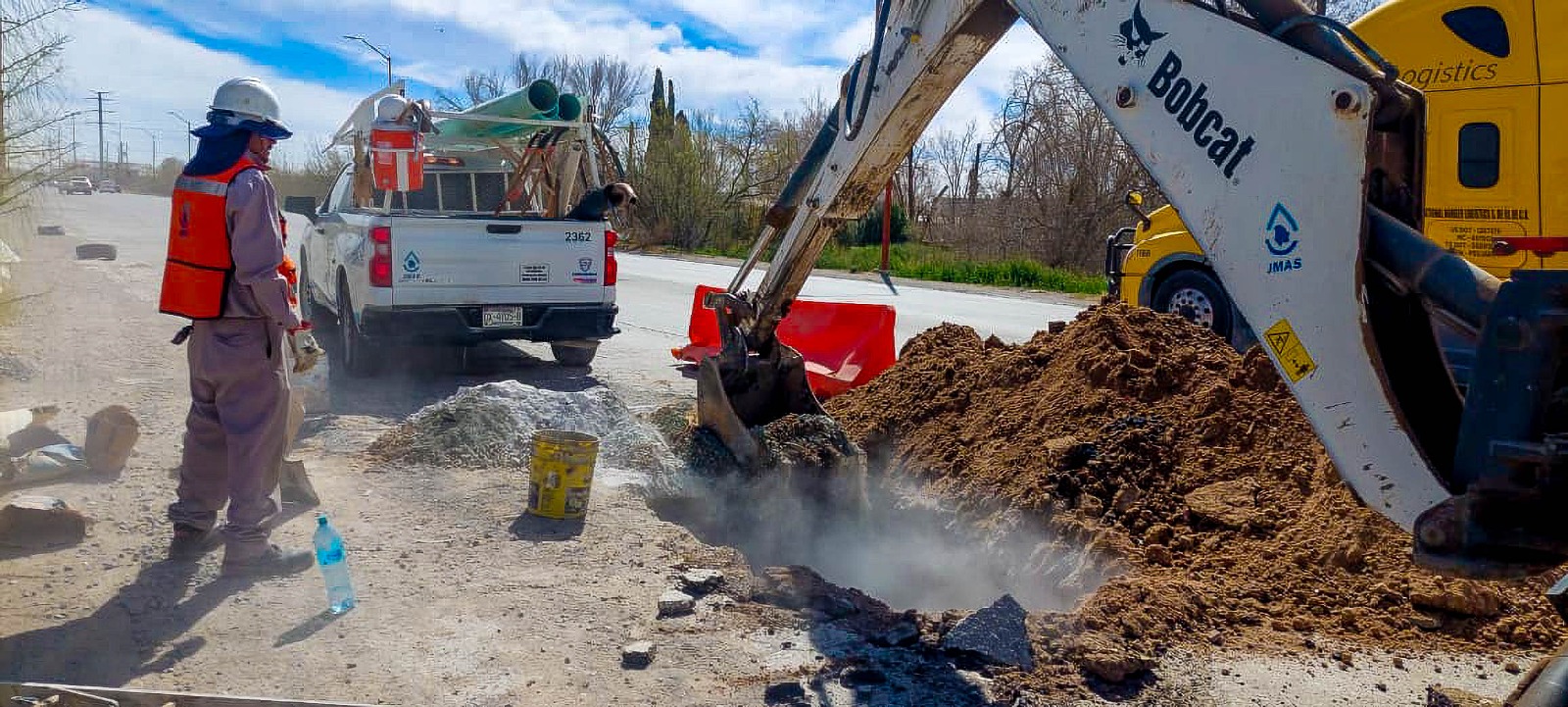Mantienen atención para reparación de hundimientos.