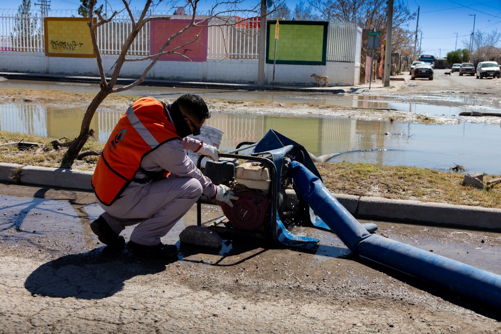 Concluye JMAS mantenimiento y limpieza en Villas de Alcalá.