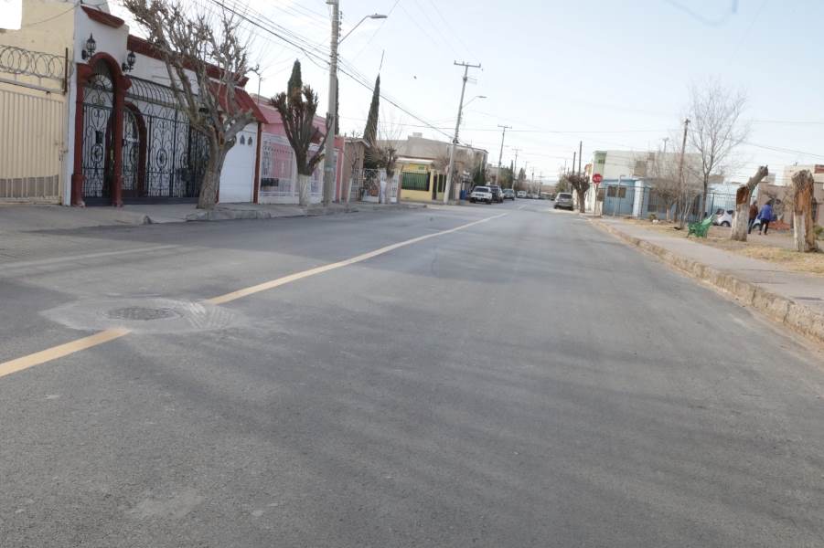 Reciben vecinos de San Ángel calle repavimentada con el Presupuesto Participativo 2023