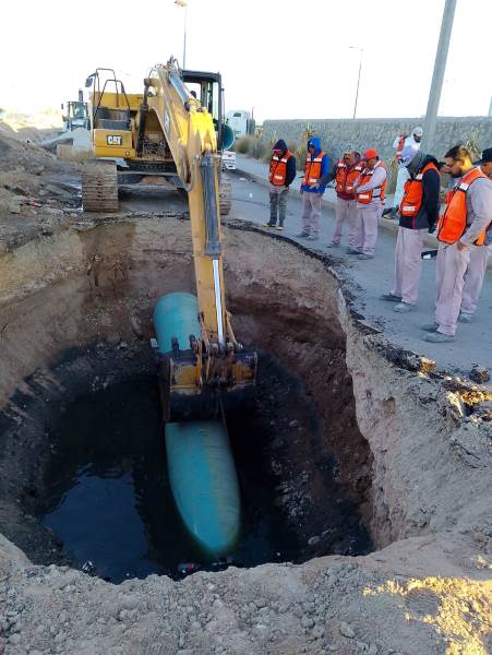 Realiza la JMAS jornada de limpieza del alcantarillado en Riberas del Bravo Vll