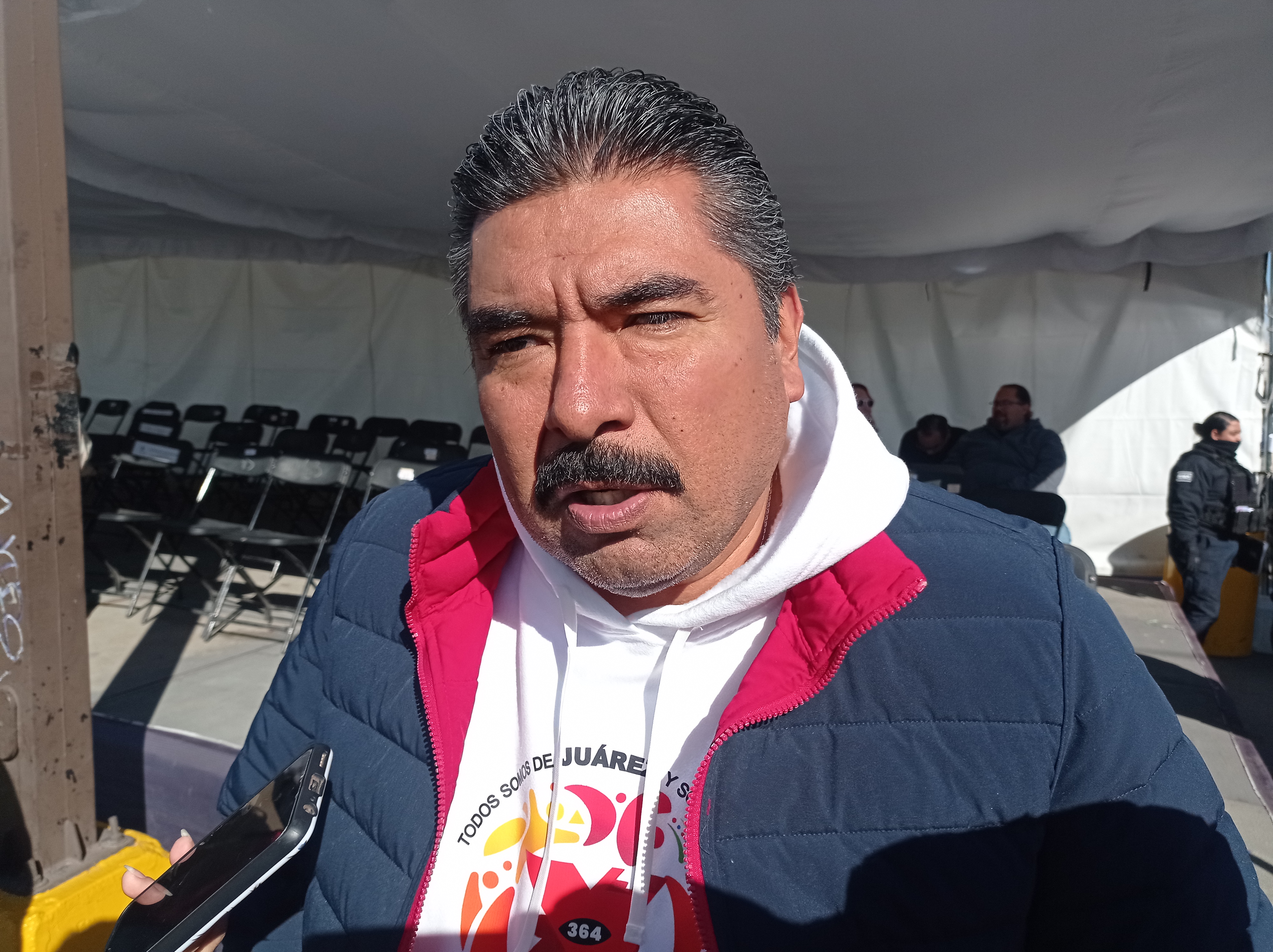 Participaron 70 elementos de vialidad en operativo por desfile.