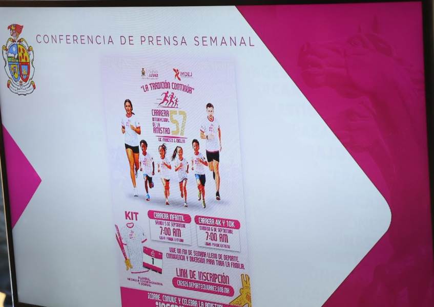 Anuncian edición 57 de la Carrera de la Amistad