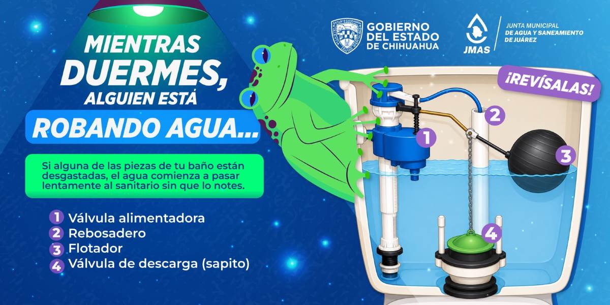 JMAS pide revisar instalaciones hidráulicas para prevenir fugas y desperdicio de agua