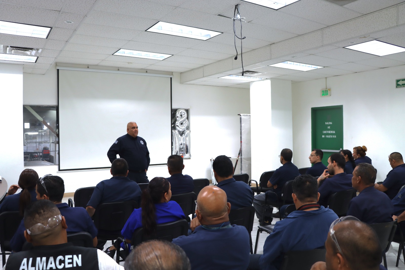 Lleva SSPM charlas de prevención a empleados de maquila.
