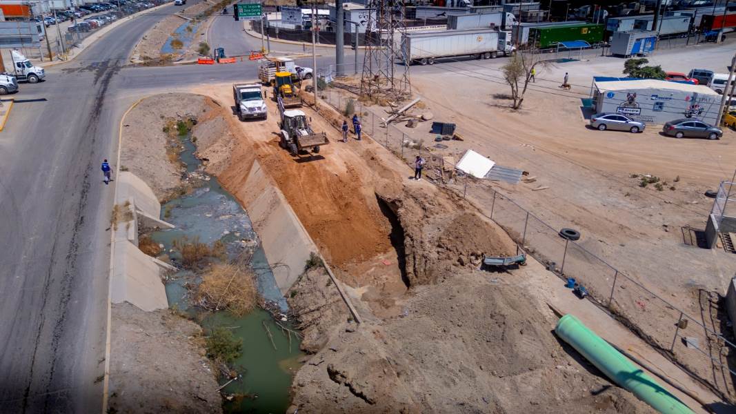 JMAS reemplazará 90 metros del colector Candelaria tras nuevos hundimientos