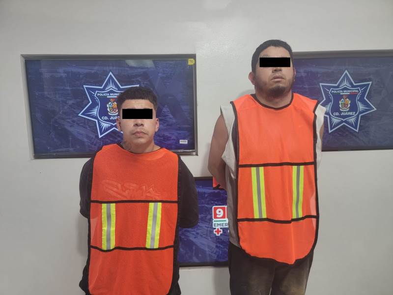 En persecución detienen a dos hombres armados y rescatan a adolescente privado de la libertad en Ciudad Juárez