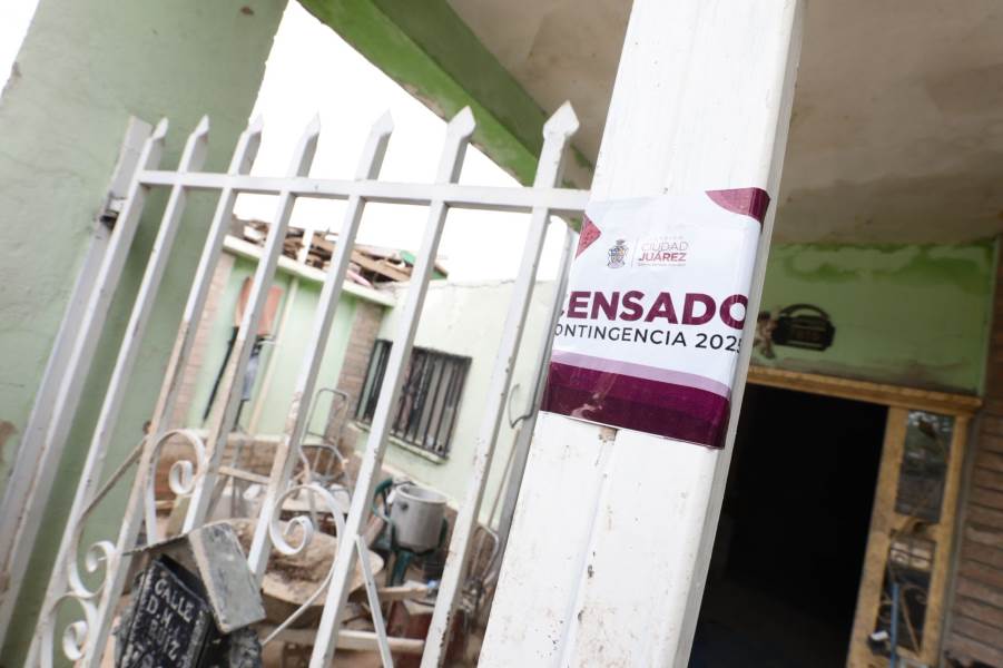 Protección Civil realiza censo de viviendas afectadas por lluvias en la Zona Poniente