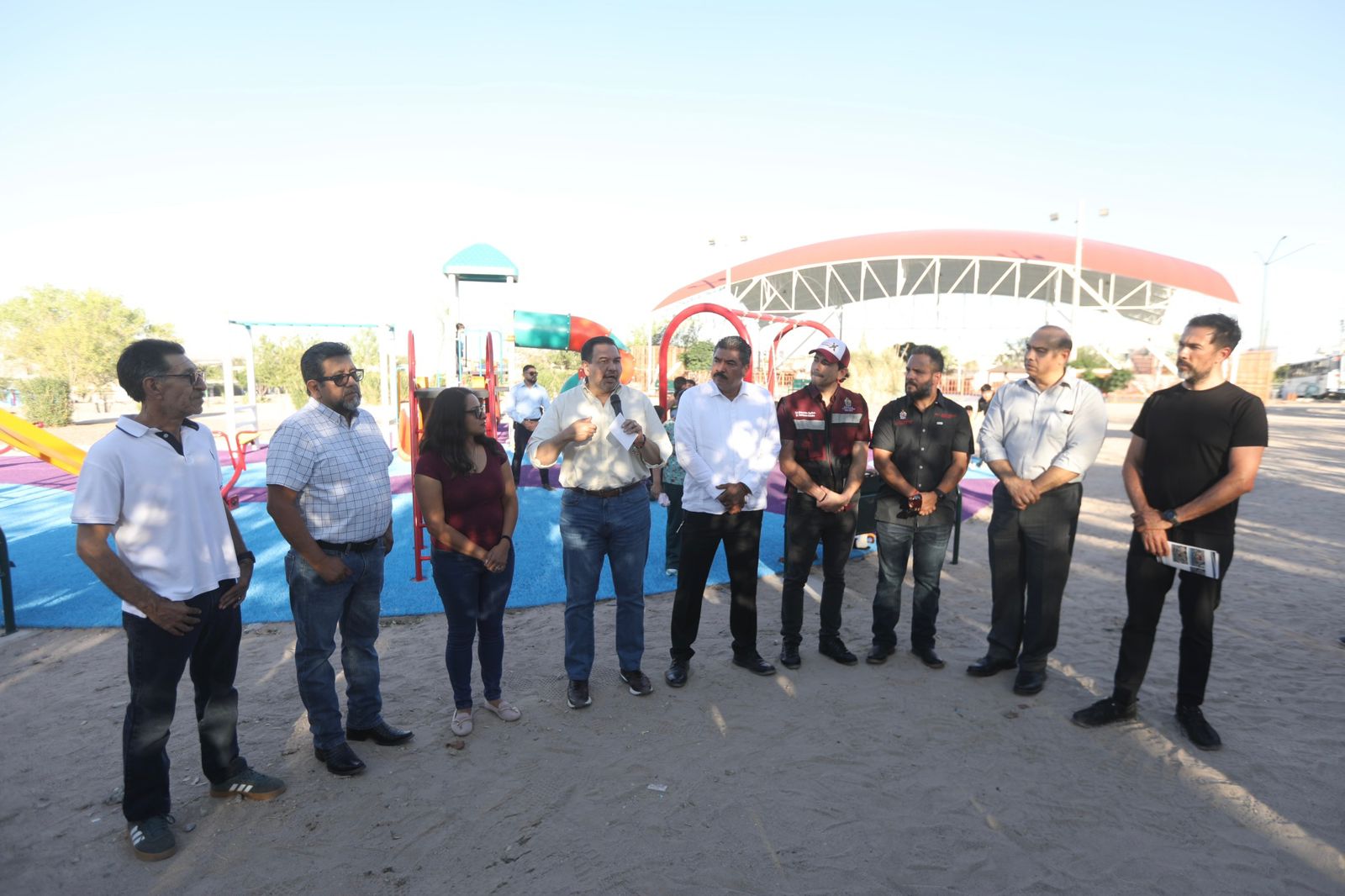 Presupuesto Participativo permite obras de remodelación del Parque Paquimé.