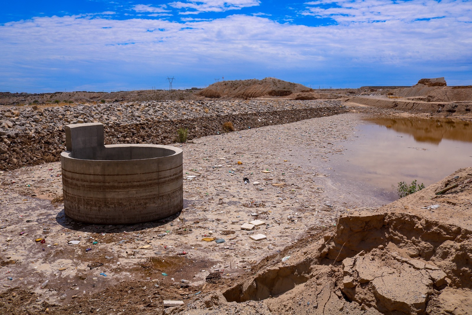 Reporta JMAS eficiencia de diques para la captación de agua pluvial.